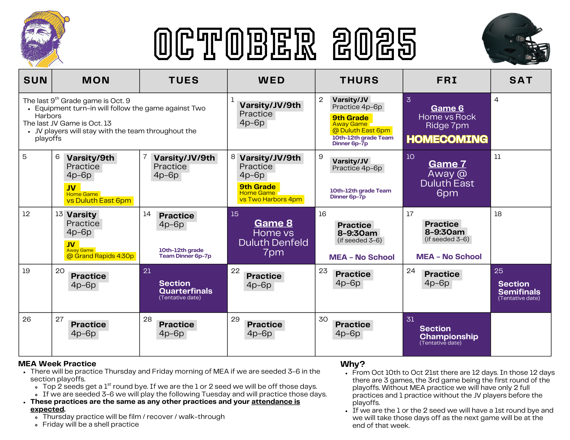 MIDDLE SCHOOL SCHEDULE